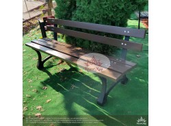 Banca Parc cu Set Picioare Fonta DAVOS-FR - Mobilier Urban