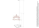 Stalp Iluminat Exterior Stradal din Aluminiu MAL 12,5 WZM