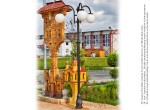 Stalp Iluminat Parc Metalic cu Fonta UNIO-M87-CS3