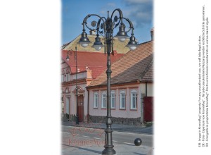 Stalp de Iluminat Exterior din Fonta C1-L4