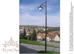 Stalp Iluminat Exterior Stradal din Aluminiu SAL-M1