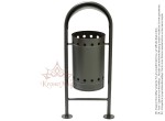 Cos Gunoi Metalic Urban cu Capac UT3.C