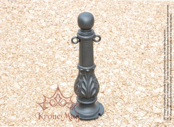 Stalpisor Delimitare Acces Ornamental cu Urechi pentru Lant 950B.1