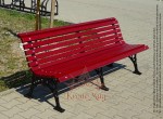 Banca Gradina, Curte cu picioare din aluminiu BEDFORD-AR