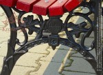 Banca Gradina, Curte cu picioare din aluminiu BEDFORD-AR