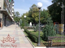 Stalp Iluminat Gradina, Curte Metalic cu Fonta M1302