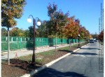 Stalp Iluminat Parc Metalic cu Ornamente Fonta UNIO-2C-T1