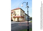 Stalp Iluminat Parc Metalic cu Ornamente Fonta UNIO-M1