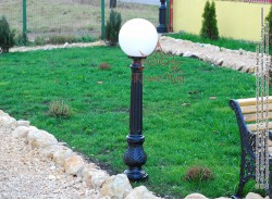 Stalpisor Iluminat Gradina, Curte Fonta SI 902 GLOB300A