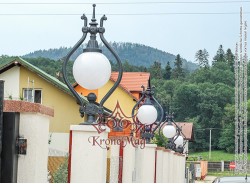 Stalpisor Iluminat Gradina, Curte Fonta O1 GLOB 400