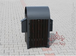 Cos Gunoi Metalic URBAN 9C - 2S cu Capac